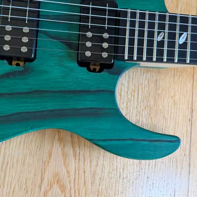 Caparison Dellinger II FX-AM Dark Green Matt With Case - Railhammer Pickups image 25