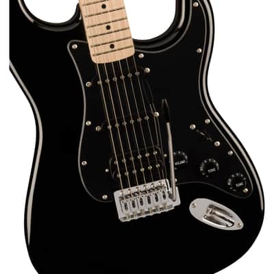 Squier Sonic Stratocaster HSS MN BLK image 3
