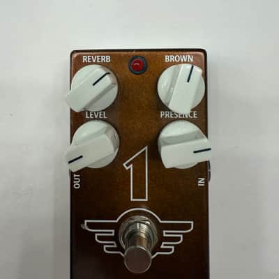 Mad Professor 1 Distortion / Reverb Brown Sound Guitar Effect Pedal image 2