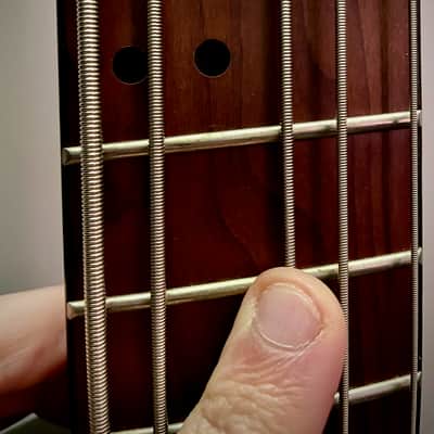 Redsub Colisem Fan Fret 36.5"with roasted neck and Luminlays 2020 Blueburst image 7