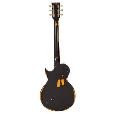 Vintage Icon Series V100 Distressed Two Color - Black over Sunburst image 8