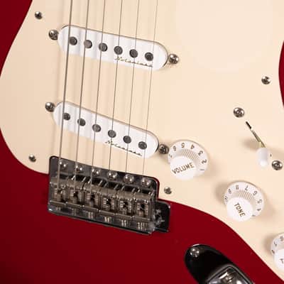 Fender Eric Clapton Artist Series Stratocaster with Vintage Noiseless Pickups 2013 - Torino Red image 3