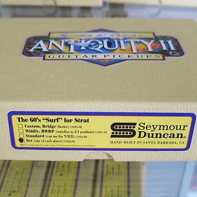 Seymour Duncan Antiquity II '60s Surf Strat Pickups Set 6.32k/6.38k/9.65k image 2