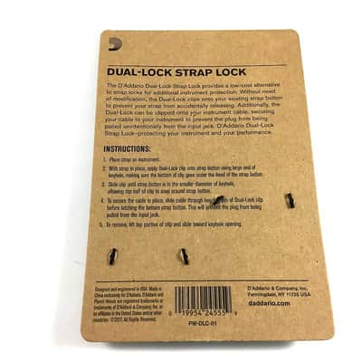 D'Addario Planet Waves Dual-Lock Strap Locks No Modifications Necessary image 3