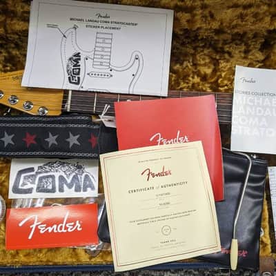 Fender  Michael Landau Coma Stratocaster, Rosewood Fretboard, Coma Red Finish image 3