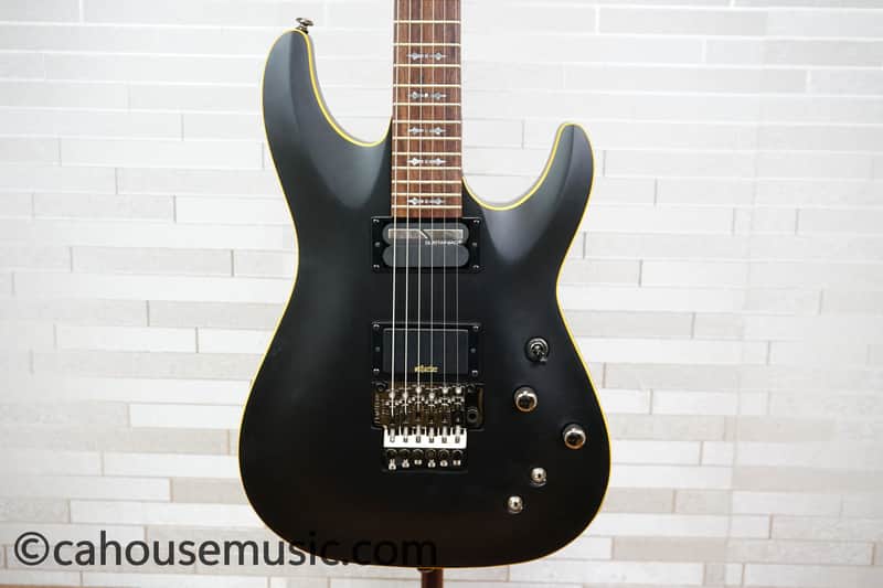 Schecter Demon-6 FR-S Sustainiac - Aged Black Satin image 1