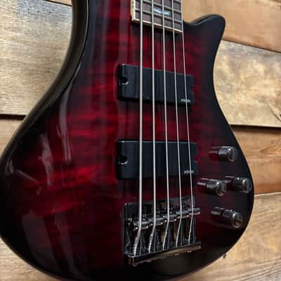 Schecter Stiletto Extreme 5 Bass Black Cherry image 1