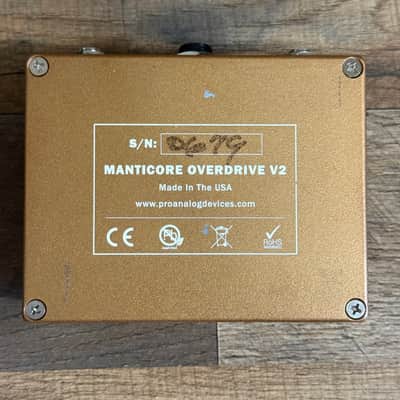 ProAnalog Devices Manticore Overdrive V2 2018 - Gold image 3