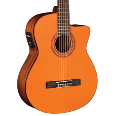 Washburn C5CE-A Classical Series Cutaway Acoustic Electric Guitar image 18
