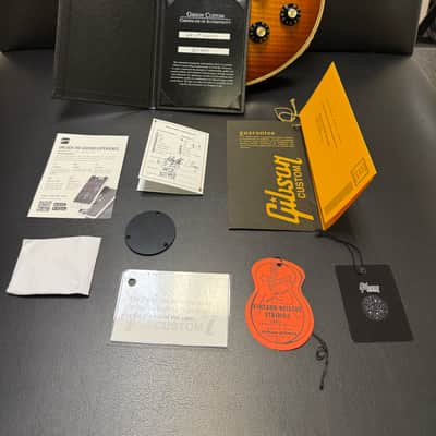 Gibson Custom Shop M2M 1968 Les Paul Custom Figured Top - Iced Tea Burst 2024 image 16