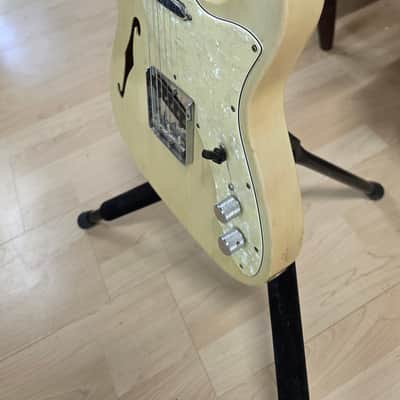 1969 Fender Telecaster Thinline Natural Ash Blonde 60s ARTIST OWNED STAGE PLAYED Road Worn Heavy Relic Aged American Vintage 1960's USA Tele Guitar image 10