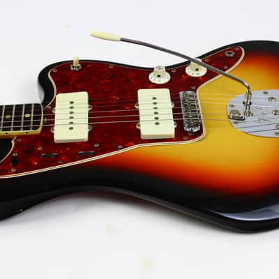 1966 Fender Jazzmaster Sunburst w Original Case CLEAN Vintage Guitar Dots and Bound! image 15