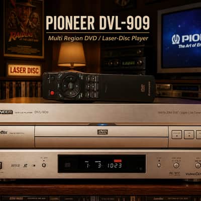 PIONEER DVL-909 Rare Multi Region DVD / Laser-Disc Player image 1