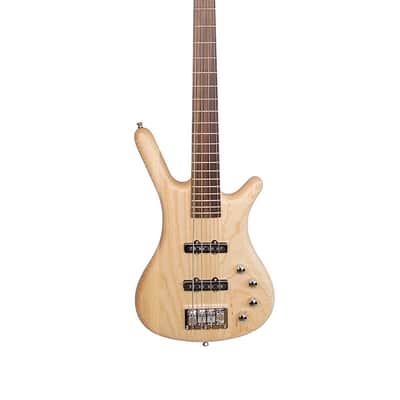 Monaco by Quincy 4 String Electric Bass Guitar Natural Wood Sturdy Ash Maple image 1