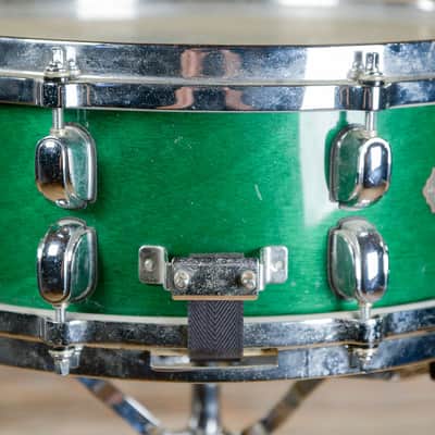 Tama 5.5x14 Starclassic Birch Snare Drum Emerald Green Late 1990s/Early 2000s USED image 5
