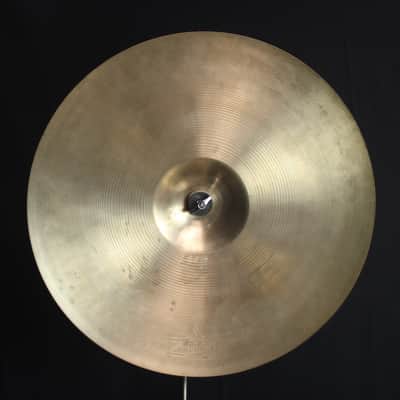Vintage Zildjian 21" 1970's Thin Stamp A Rock Ride - 3363g (video demo) image 2
