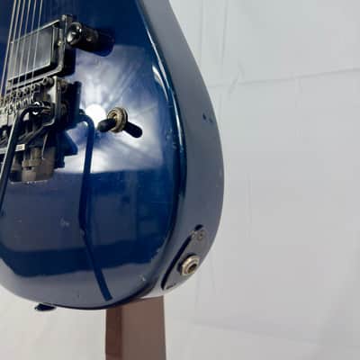 Charvel Model 5FX Neck Through Electric Guitar MIJ Japan 1987 - Blue image 9
