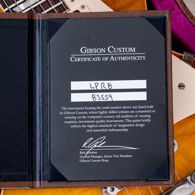 2013 Gibson Custom Shop Historic 1958 Les Paul Standard R8 Lemon Burst Flame Top w/ Case, CoA, Tags image 20