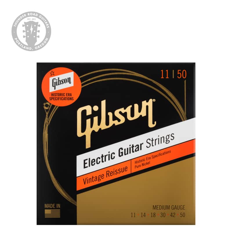 Gibson Vintage Reissue Electric Guitar Strings Medium Gauge (PDX) image 1