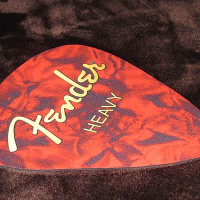 new in packaging Fender Marbled Red "Fender Heavy Pick" Mouse Pad, Part # 910-0570-107 (9100570107) image 7