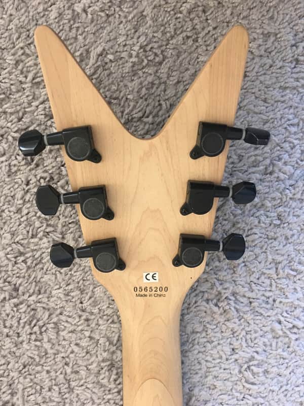Dean Baby ML Dimebag Lightning Bolt Dime Bag Darrell Blue Green