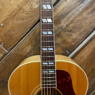 2010 Gibson J-185 Jumbo Acoustic, Natural image 6