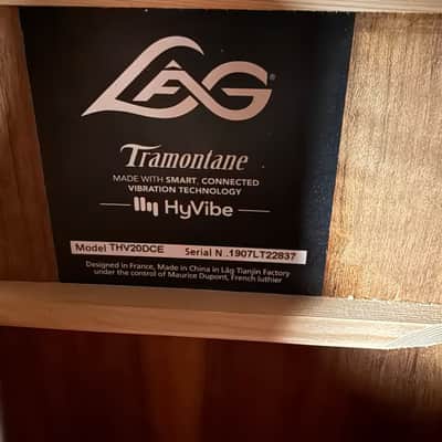 Lag TH20DCE Tramontane HyVibe Tonabenhemer Lautsprecher Case - natur image 4