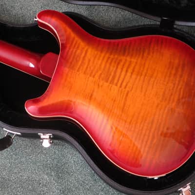 PRS McCarty 594 Hollowbody 2 Dark Cherry Burst 2021 - Dark Cherry Burst image 6