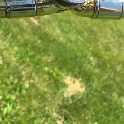 SUMMER DEAL F E OLDS LOS ANGELES .554 / .565 DUAL BASS TROMBONE 10INCH BELL SINGLE ROTAR 1948 EXCELLANT SHAPE ORG. CASE WITH MPC image 15