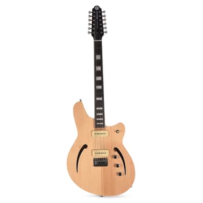 Reverend Airwave 12-String Electric Guitar Natural image 4