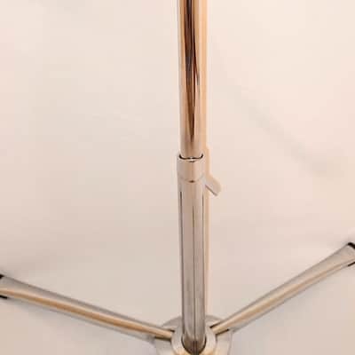 PREMIER (VGC) VINTAGE SNARE DRUM STAND 60's/70's - CHROME - FREE SHIP TO C-USA! image 5