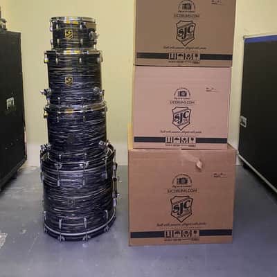 SJC Custom Black Oyster - 12x8 / 16x16 / 18x16/ 22x18 image 3