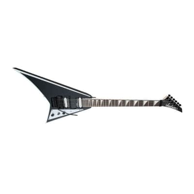 Jackson JS Series Rhoads JS32 6-String Right-Handed Electric Guitar with Poplar Body, Maple Neck, and Amaranth Fingerboard (Black with White Bevels) image 3
