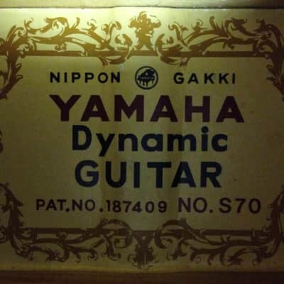 Yamaha Nippon Gakki S70 Classical Guitar Project MIJ 1970s Natural image 13