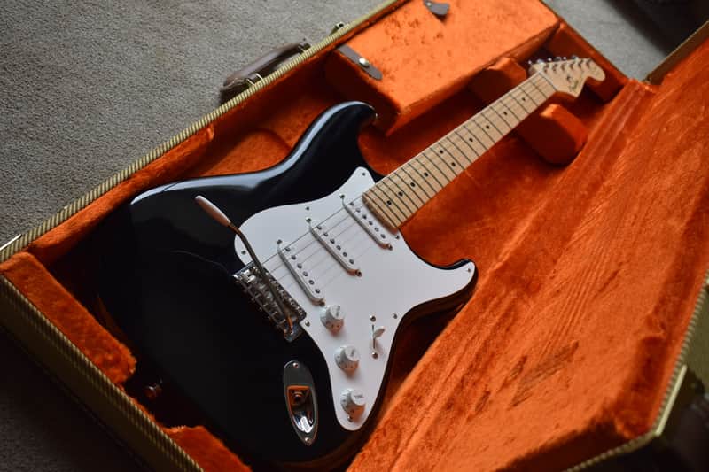 2017 Fender Eric Clapton Stratocaster - Black, Maple - USA - OHSC