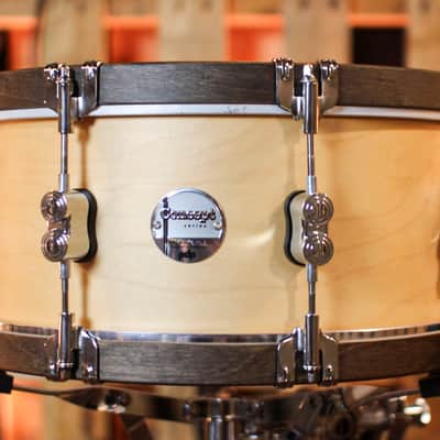 PDP 6.5x14 Concept Classic Natural Stain w/ Walnut Hoops Snare Drum - PDCC6514SSNW image 1