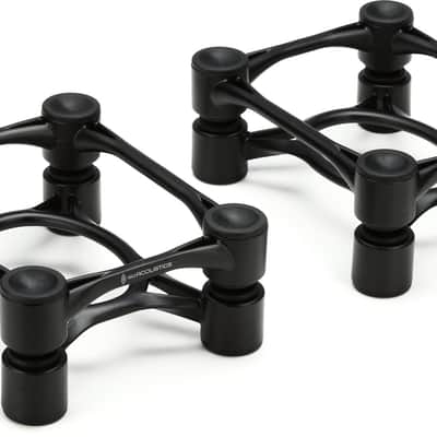 IsoAcoustics Aperta Isolation Stand - Black (Pair) image 1