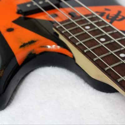 Custom Painted 2019 Ibanez Gio SGR 200B With Light Relic and Graphics image 14