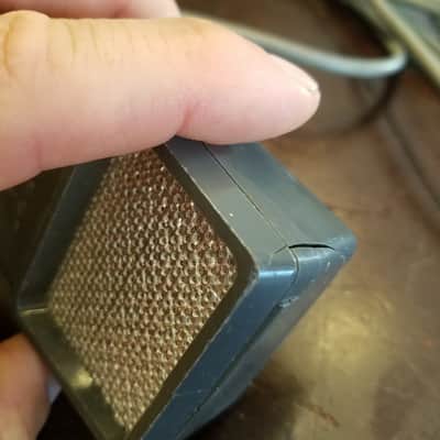 Electro-Voice 912 Crystal Harp Mic Webcor Hi-Z 1960s - Grey & Silver Foil Grille image 6