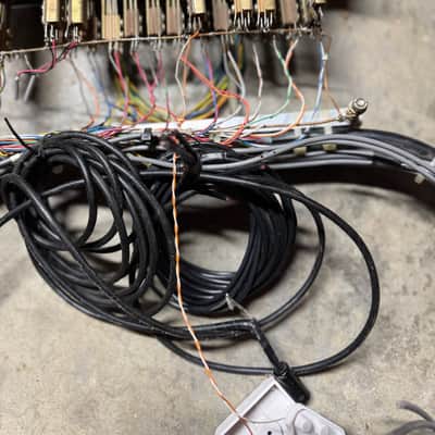 Vintage Longframe TT Bantam Patchbay & Cabling - Recording Studio Broadcast / Military Belden 8451 image 13