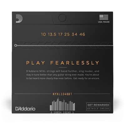 D'Addario NYXL Nickel Wound Electric Guitar Strings (.010 - .046 Balanced Tension) imagen 2