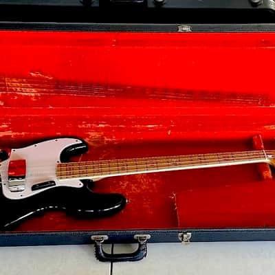 Fender Jazz Bass 1974 - rare & groovy "Left Handed" Jazz in Black w/Maple Neck ! image 16