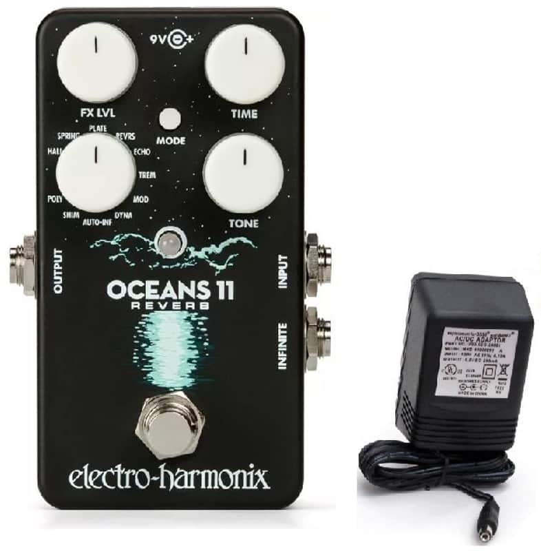 New Electro-Harmonix EHX Oceans 11 Reverb Guitar Effects Pedal image 1