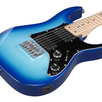 Ibanez GIO RG miKro 6 String Electric Guitar - Blue Burst (GRGM21MBLT) image 9