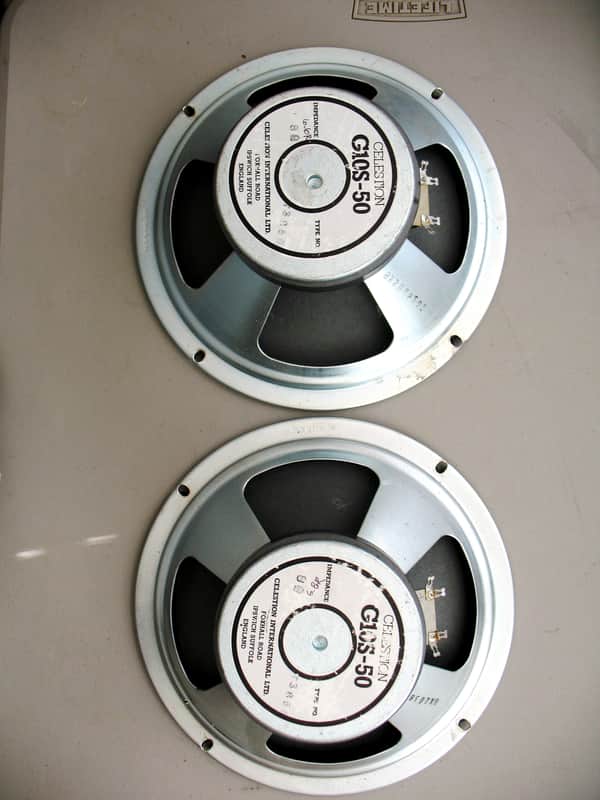 2 - Celestion Vintage G10S-50 10" Guitar Speakers with original boxes. image 1