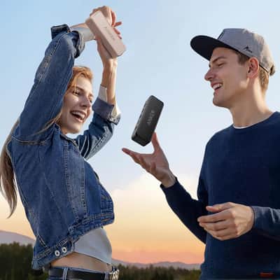 Portable Bluetooth Speaker with Stereo Sound, IPX7 Waterproof Design, Wireless Outdoor Speaker for Beach, Travel, Camping & Home image 4