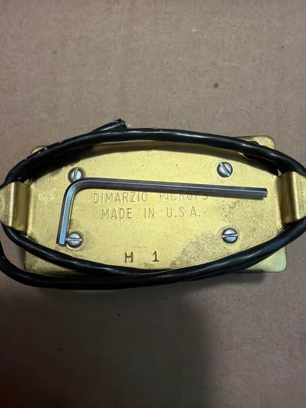 DiMarzio H1 2000 - Black with white stamp image 1