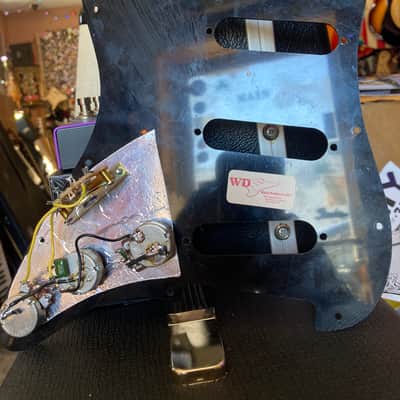 WD Vintage Stratocaster Replacement Pickguard w/ Pots and Selector Switch 1980s - Aluminum image 3