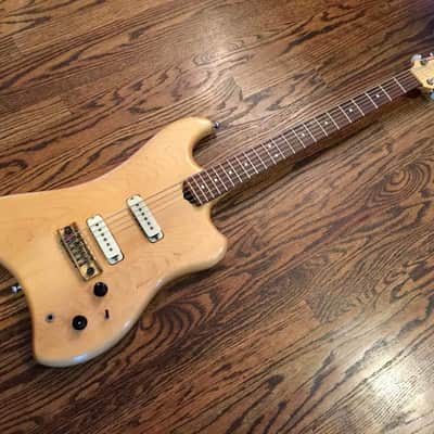1981 Veillette Citron Shark Baritone Guitar image 7