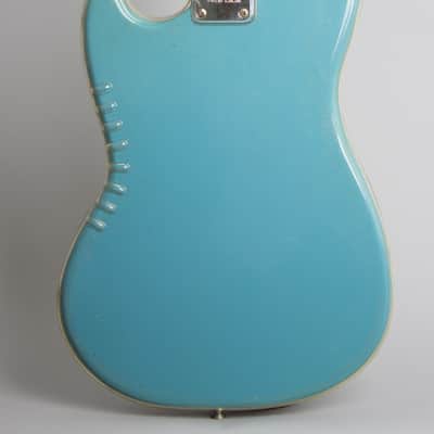 Fender  Duo-Sonic II Solid Body Electric Guitar (1966), ser. #145972, original grey hard shell case. image 4